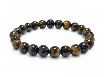 Bracciale Occhio di Falco A Perle 8-9 mm