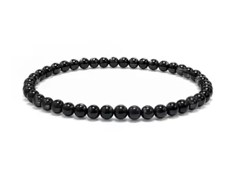 Bracciale in Onice A perle 4mm