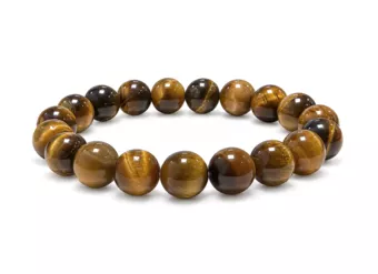Bracciale Occhio di Tigre A perle 10mm