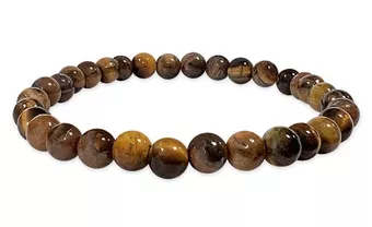 Bracciale in Occhio di Tigre AB Perle 6 mm