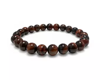 Bracciale in Occhio di Bue A Perle 8 mm