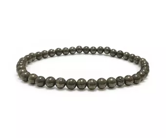 Bracciale in Pirite A perle 4mm