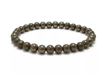 Bracciale in Pirite A perle 6mm