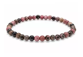 Bracciale in Rodonite A perle 4mm