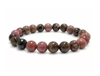 Bracciale in Rodonite A perle 8mm