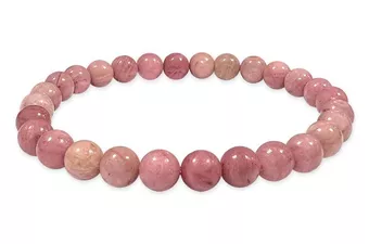 Bracciale in Rodonite Australiana A perle 6mm
