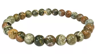 Bracciale in Riolite A perle 6-7mm