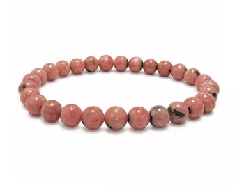 Bracciale in Rodocrosite Argentina AA perle 6-7mm