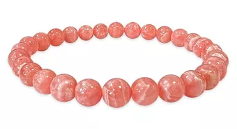 Bracciale in Rodocrosite Argentina AAA perle 6-7mm