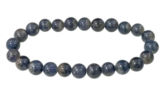 Bracciale in Zaffiro Blu AAA perle 7-8mm