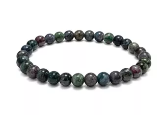 Bracciale in Rubino Zaffiro A Perle 6-7 mm