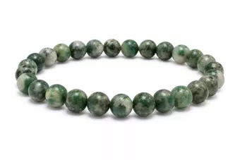 Bracciale in Serpentino A perle 6-7mm