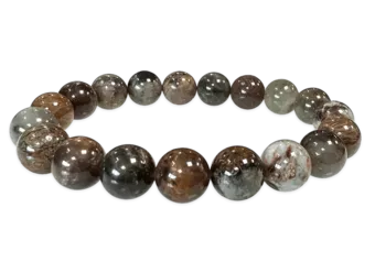 Bracciale in Serpentino Cinese A perle 10mm