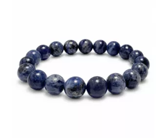 Bracciale in Sodalite A Perle 10 mm