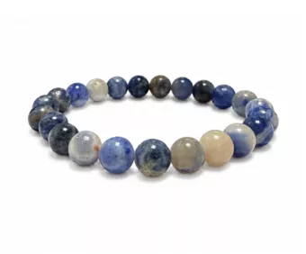 Bracciale in Sodalite AB con Perle da 8mm