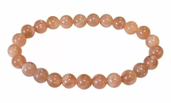 Bracciale in pietra solare con perline 8-9 mm