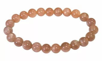 Bracciale in pietra solare A perline da 8-9 mm
