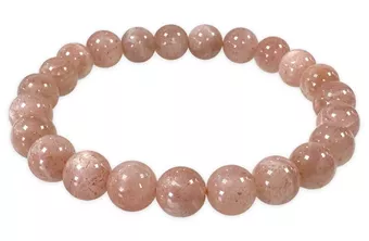 Bracciale in Pietra del Sole AA perle 7.5-8.5mm