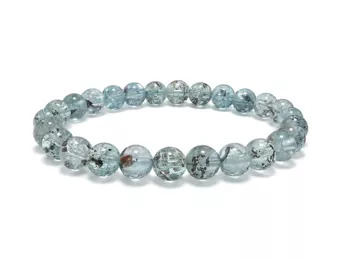 Bracciale Topazio Blu AAA perle 6-7mm