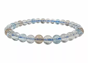 Bracciale in Topazio Multicolore AAA perle 6mm