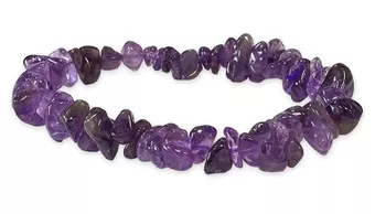 Bracciale Chips in Ametista Uruguay AA 5-8mm