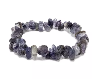 Bracciale Chips in Cordierite Iolite A 5-8mm