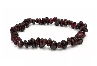 Bracciale Chips in Granato Rosso A 5-8mm