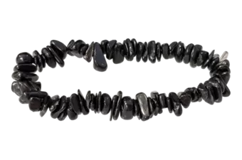 Bracciale con chips di Hypersthene 5-8mm 18cm