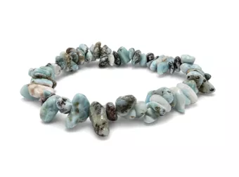 Bracciale Chips in Larimar AB 5-8mm