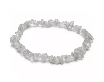 Bracciale Chips Pietra di Luna Bianca Peristerite A 3-5 mm