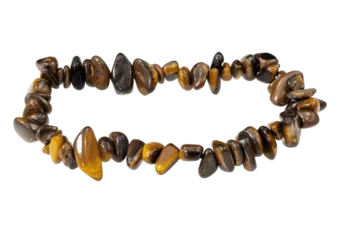 Bracciale occhio di tigre A patatine 5-8 cm 18 cm