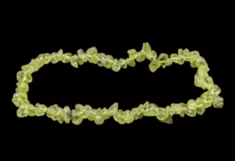 Bracciale con chip Peridoto A+ 18 cm