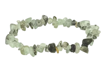 Bracciale con Prehnite A chip da 18 cm