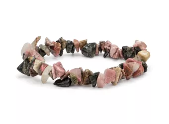 Bracciale Chips in Rodonite AB 5-8mm