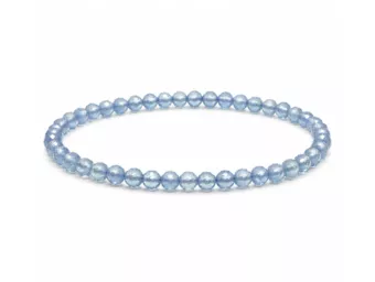 Bracciale in Acquamarina Sfaccettata AA – Perline da 3 mm