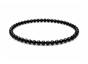 Bracciale in Onice Sfaccettato Qualità A – Perle 4 mm
