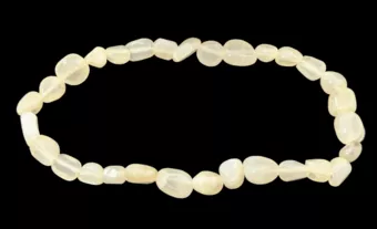 Bracciale Pietra di Luna Beige A Pietre Laminate
