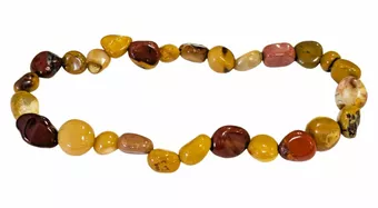 Bracciale di Jaspe Mokaite A pietre rotolate
