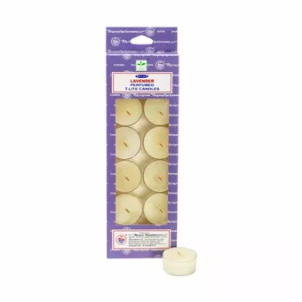 Set di 12 candele profumate al lumino Satya Lavanda