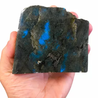 Blocco di labradorite lucidato da 0,550 kg