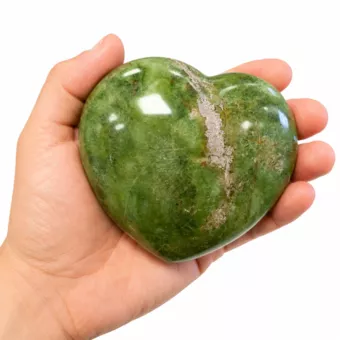 Nucleo in serpentino lucidato da 0,590 kg