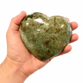 Nucleo in serpentino lucidato da 0,700 kg