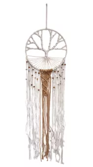 Acchiappasogni bianco Albero della vita 30 cm