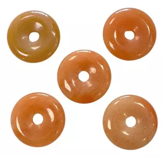 Ciambella Avventurina Arancio A 3cm x5