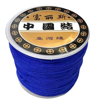 Filo di corda in poliestere blu 0.8 mm 100 metri