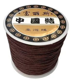 Filo di corda in poliestere marrone 0.8 mm 100 metri
