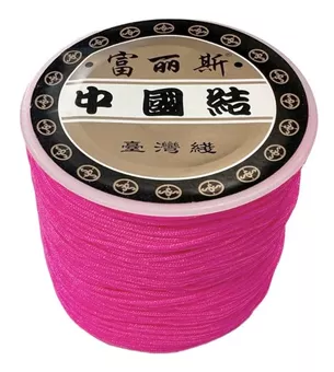 Filo di corda in poliestere rosa 0.8 mm 100 metri