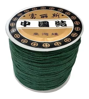 Filo di corda in poliestere verde 0.8 mm 100 metri