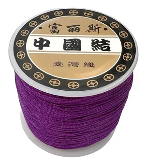Filo di corda in poliestere viola 0.8 mm 100 metri