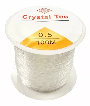 Filo elastico rotondo in cristallo 0.5 mm 100 m